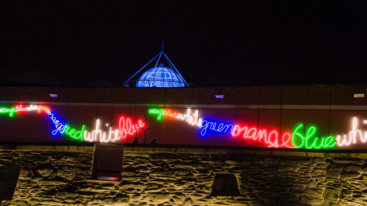 Light display at Festival of Light, Derry-Londonderry