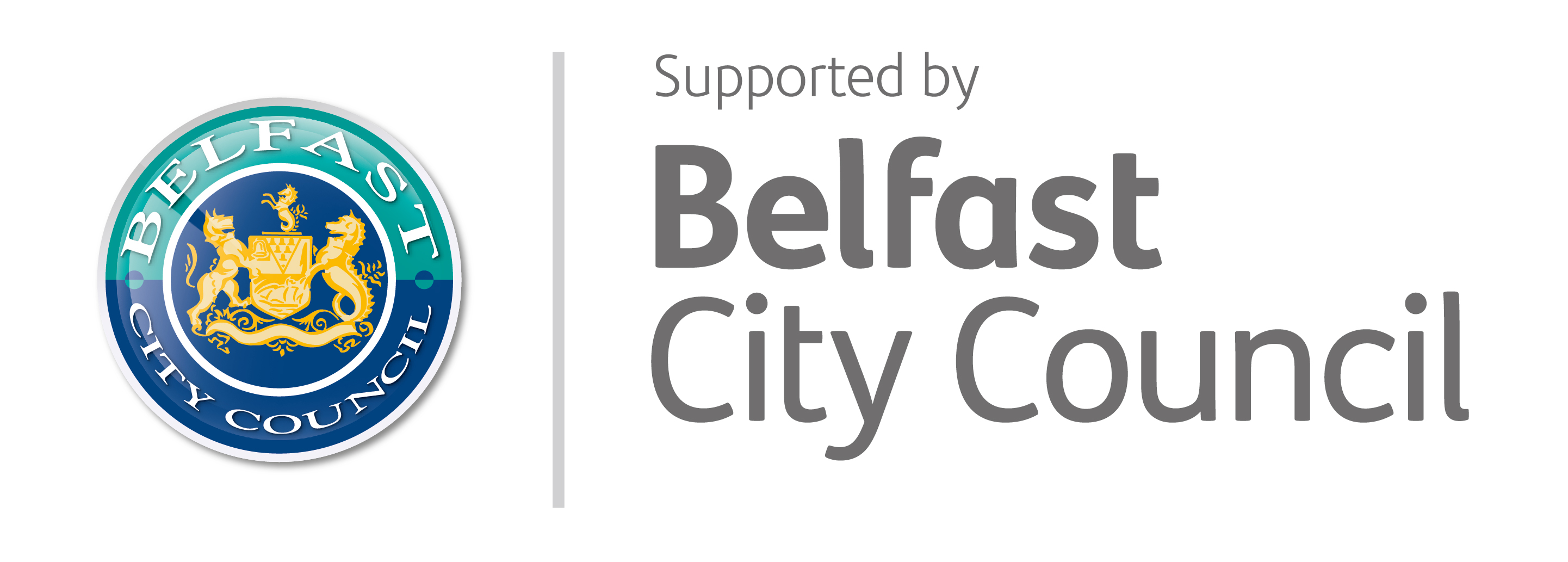 Supported by Belfast City Council logo