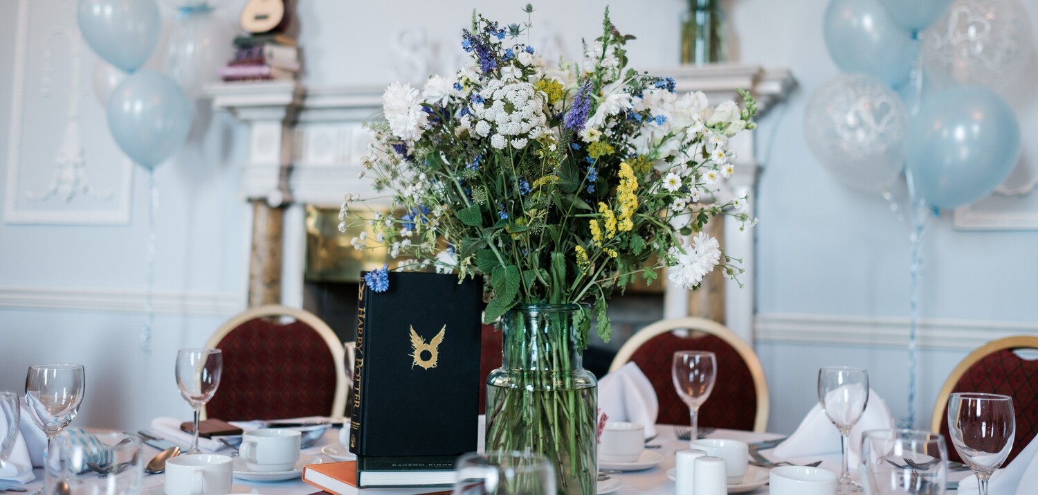 Flowers in our wedding room