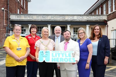 Lord Mayor with Little Heroes, one of her chosen charities
