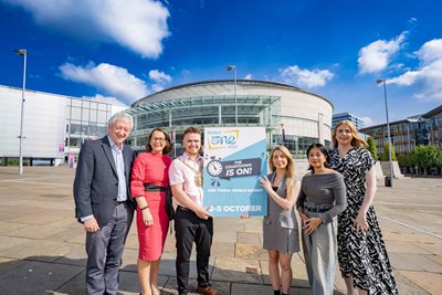 The countdown to One Young World at Belfast Waterfront is on
