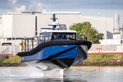 electric, high speed workboat