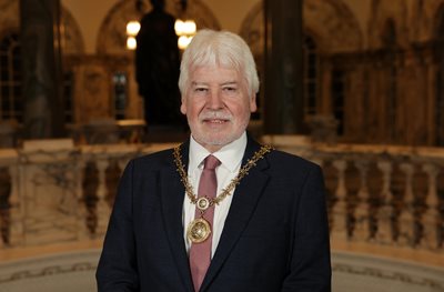 Councillor Sammy Douglas, new High Sheriff of Belfast.