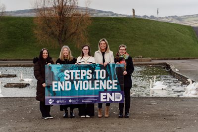 Group of women with High Sherriff at the Waterworks