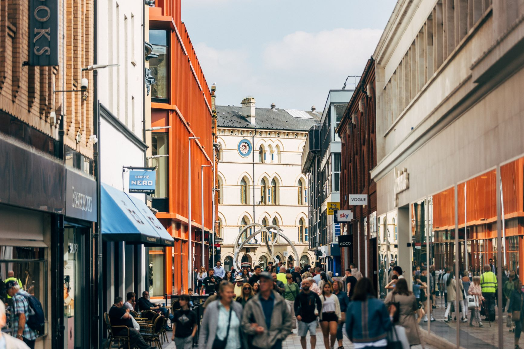 Footfall in city centre
