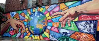 Image of Peace mural