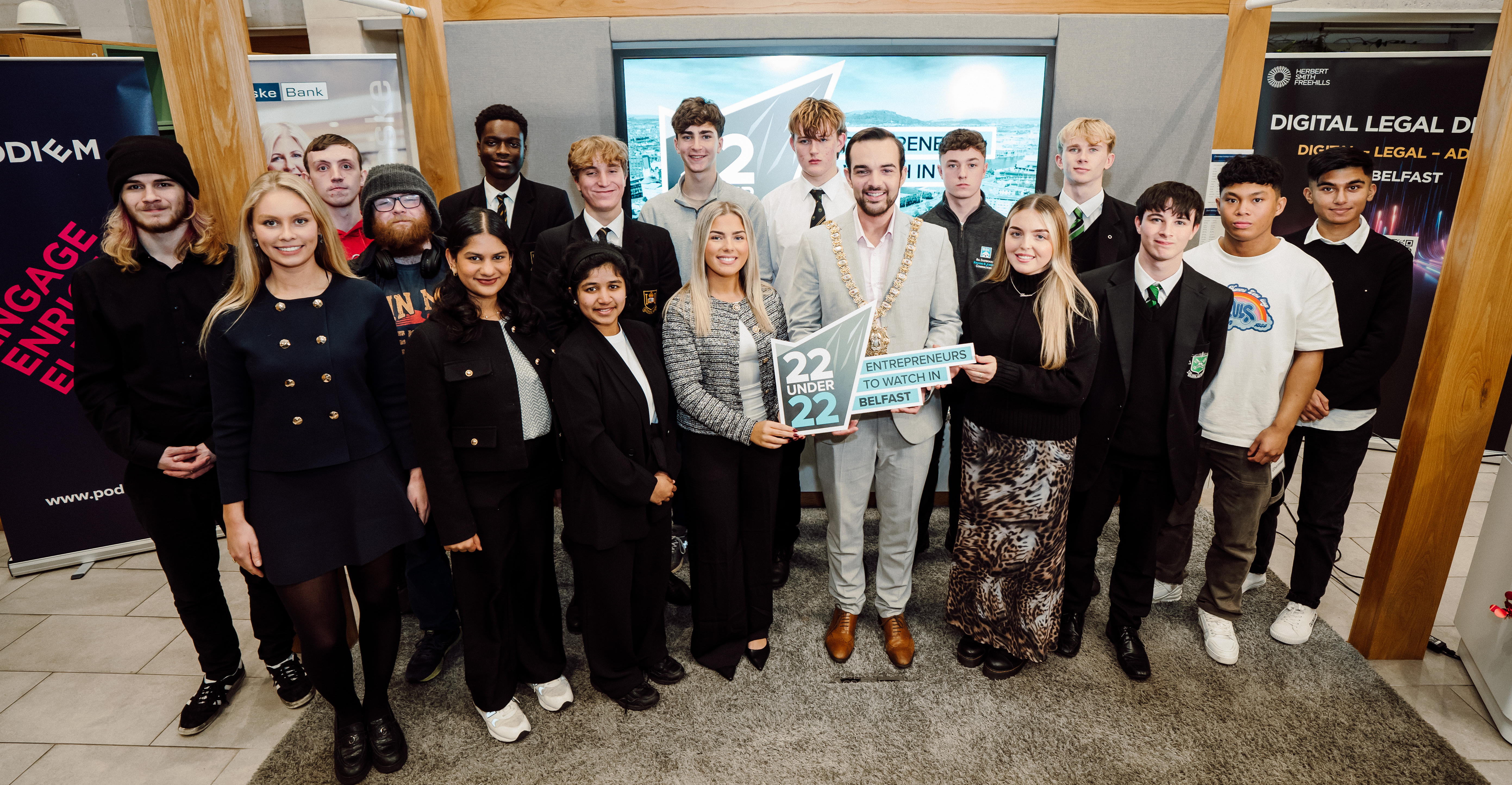 22 Under 22 Entrepreneurs with Lord Mayor