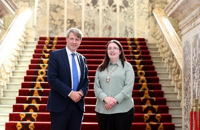 Former Energy Minister Chris Skidmore MP visits Belfast