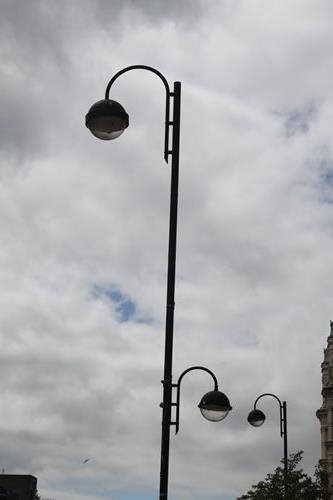 Example of light fittings and fixtures used through the city.