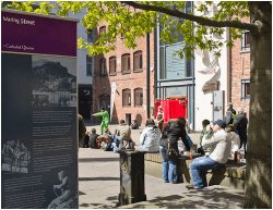 Opportunities exist for small spaces to be created along the high street.