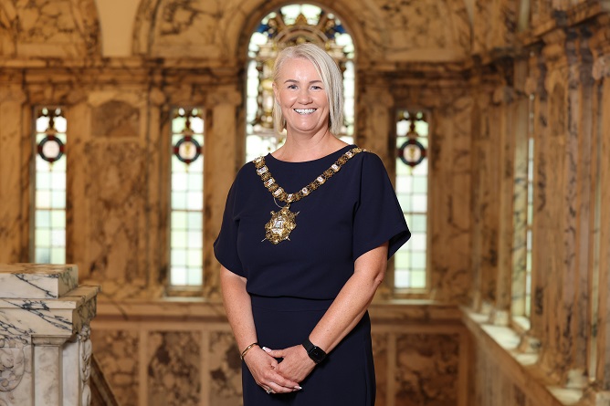 Lord Mayor of Belfast, Councillor Tracy Kelly