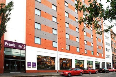 Photograph of Premier Inn Hotel on Belfast’s Alfred Street