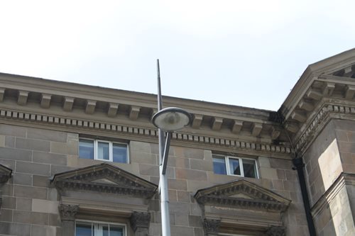 Example of light fittings and fixtures used through the city.