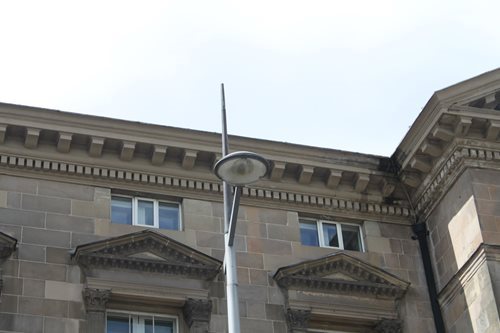 Example of light fittings and fixtures used through the city.