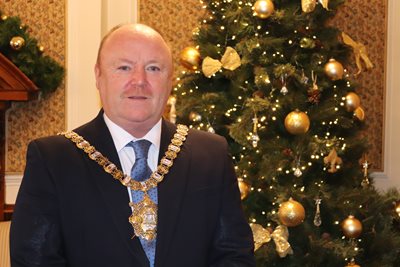 Lord Mayor of Belfast, Alderman Frank McCoubrey