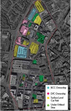 Figure 10: Landownership and Underutilised Sites (map)