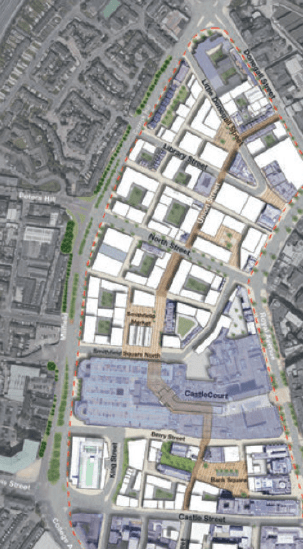 Figure 13: INW Urban Boulevard (map)