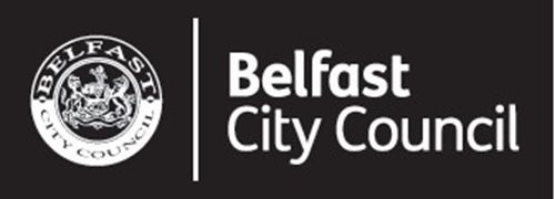 Belfast City Council mono reverse logo