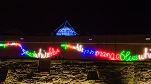 Light display at Festival of Light, Derry-Londonderry