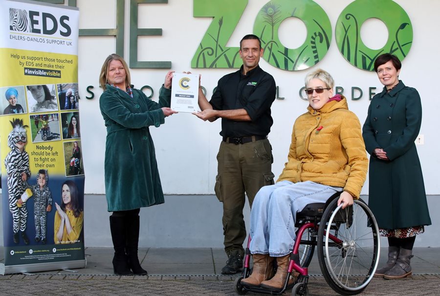 Belfast Zoo Celebrates Community Champion Award from EDS UK