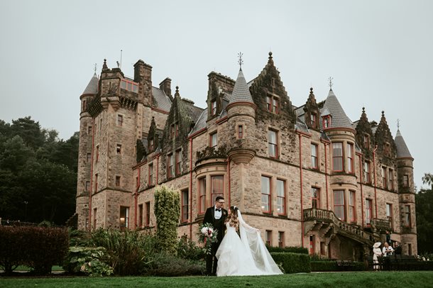 A wedding at Belfast Castle.
