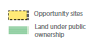 Key - Opportunity sites Land under public ownership