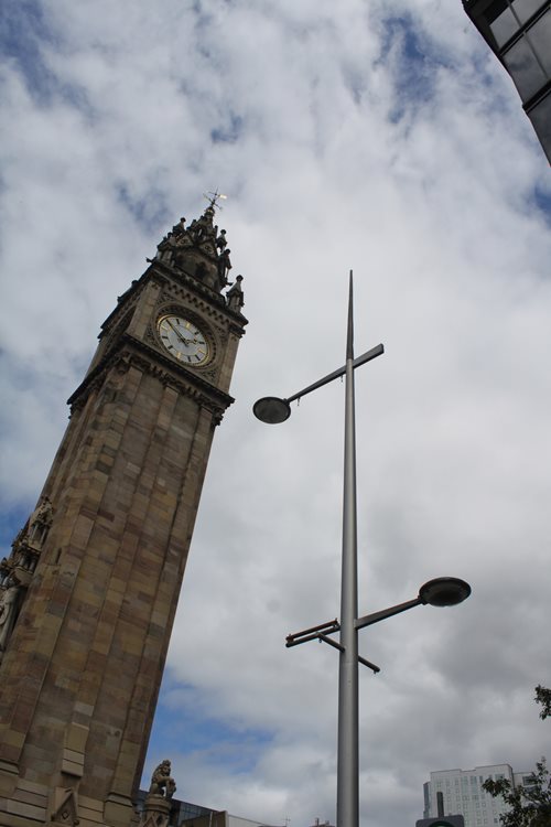 Example of light fittings and fixtures used through the city.