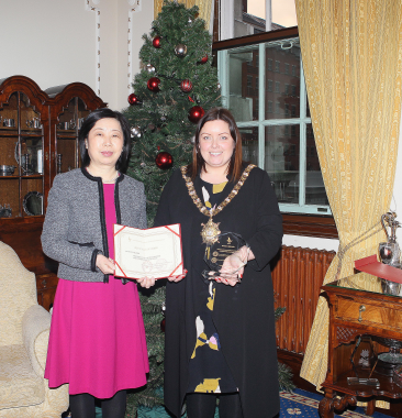 Lord Mayor says formal farewell to Chinese Consul General