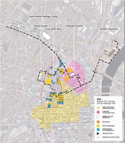 Figure 21: Belfast City Centre Arts Trail (map)