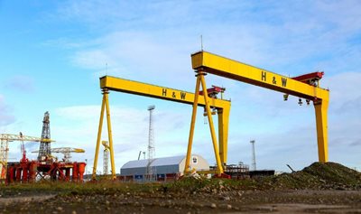 Harland & Wolff cranes in East Belfast