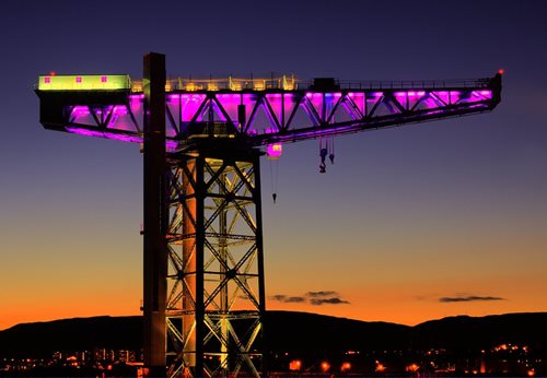 B-listed Titan Crane in Clydebank