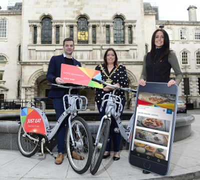 Getting a taste for Just Eat Belfast Bikes