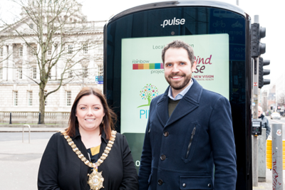 Lord Mayor helps launch life-saving tech via Pulse Smart Hubs in city