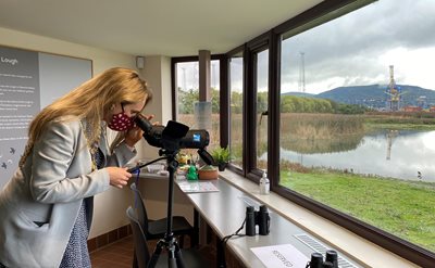 Lord Mayor gets a bird’s eye view of Belfast’s Window on Wildlife